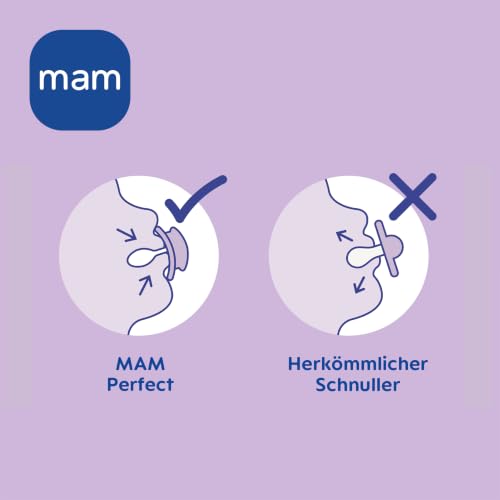 MAM Perfect silicone pacifier 16m+ x2