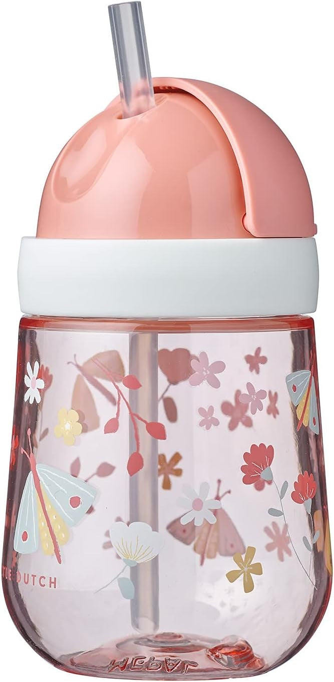 MEPAL Straw Cup kubek niekapek ze słomką  9 m+ 300 ml ŁĄKA