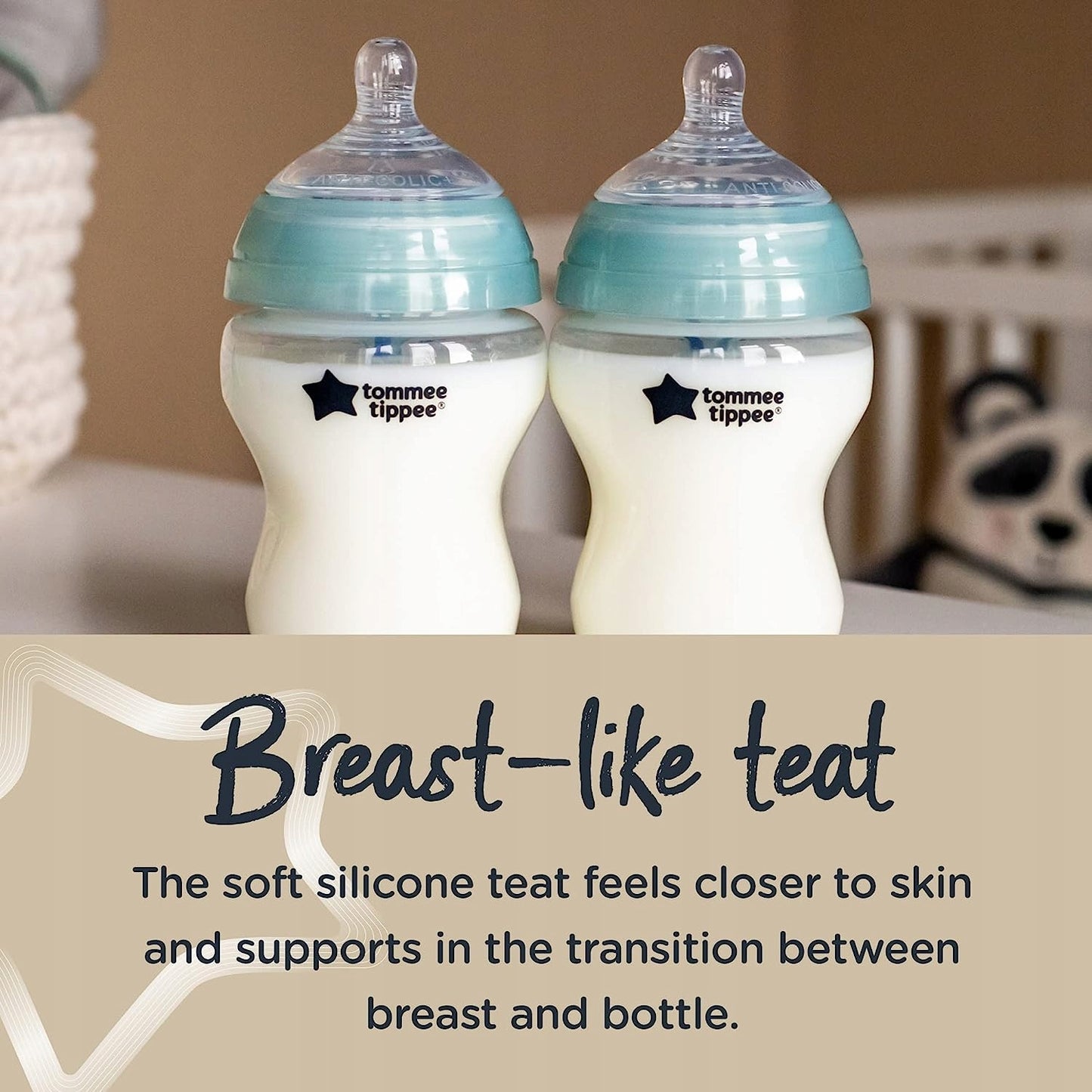 TOMMEE TIPPEE ADVANCED ANTI-COLIC cumik 3 hónapos kortól, 2 db