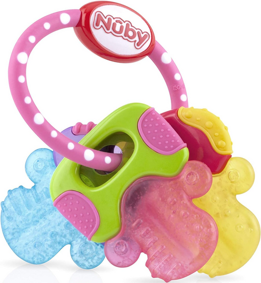 NUBY IcyBite silikonowy gryzak chłodzący 9 x 14 cm KLUCZE