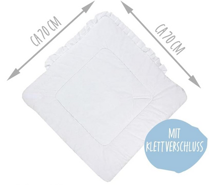 TUPTAM cuib pentru bebeluși 70 x 70cm cu volan