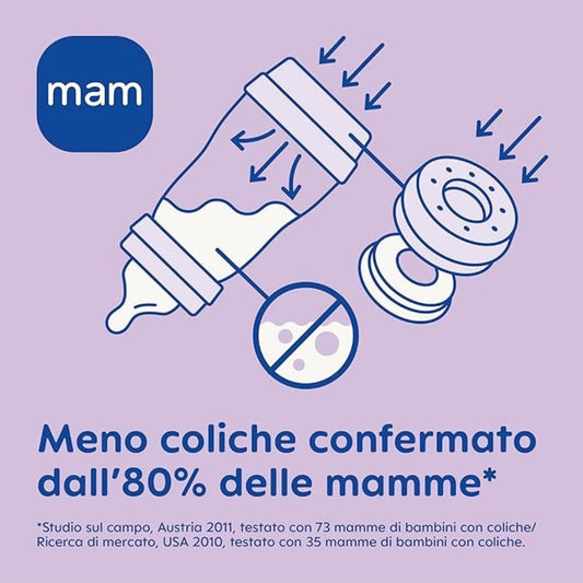 MAM Easy Start biberon anticolic de 260ml 2m+
