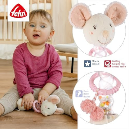 Fehn feehnLAND șoricel-jucărie ploaie și zornăitoare 19cm 0m+