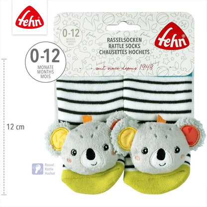 Fehn Koala rattle socks