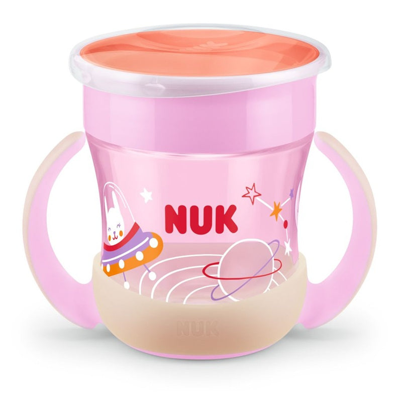NUK Mini Magic Cup cană anti-vărsare 360° 160 ml 6 luni+ fosforescentă în întuneric