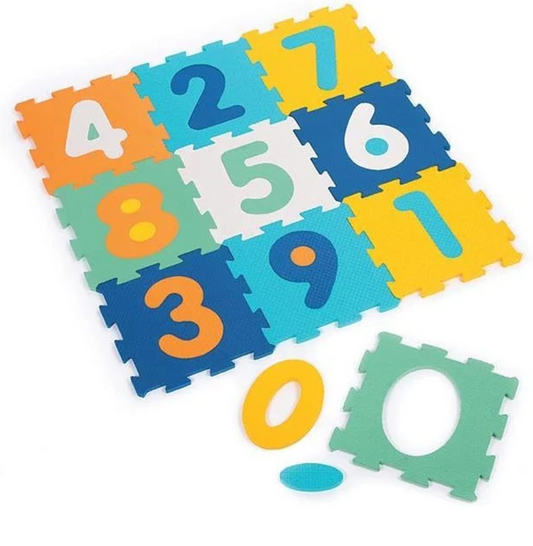 LUDI mata składana puzzle 2w1 cyfry 90x90