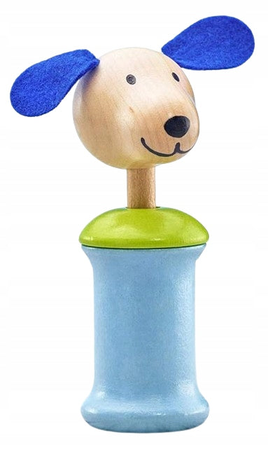 SELECTA Ringo drewniany chwytak z piszczałką PIES 12,5 cm