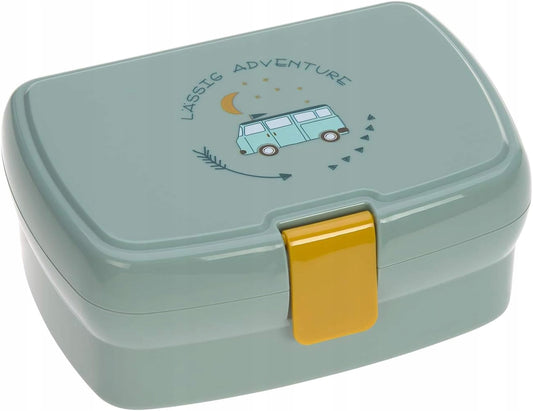 Lanchebox LASSIG cu tavă detașabilă pentru gustări, 460 ml