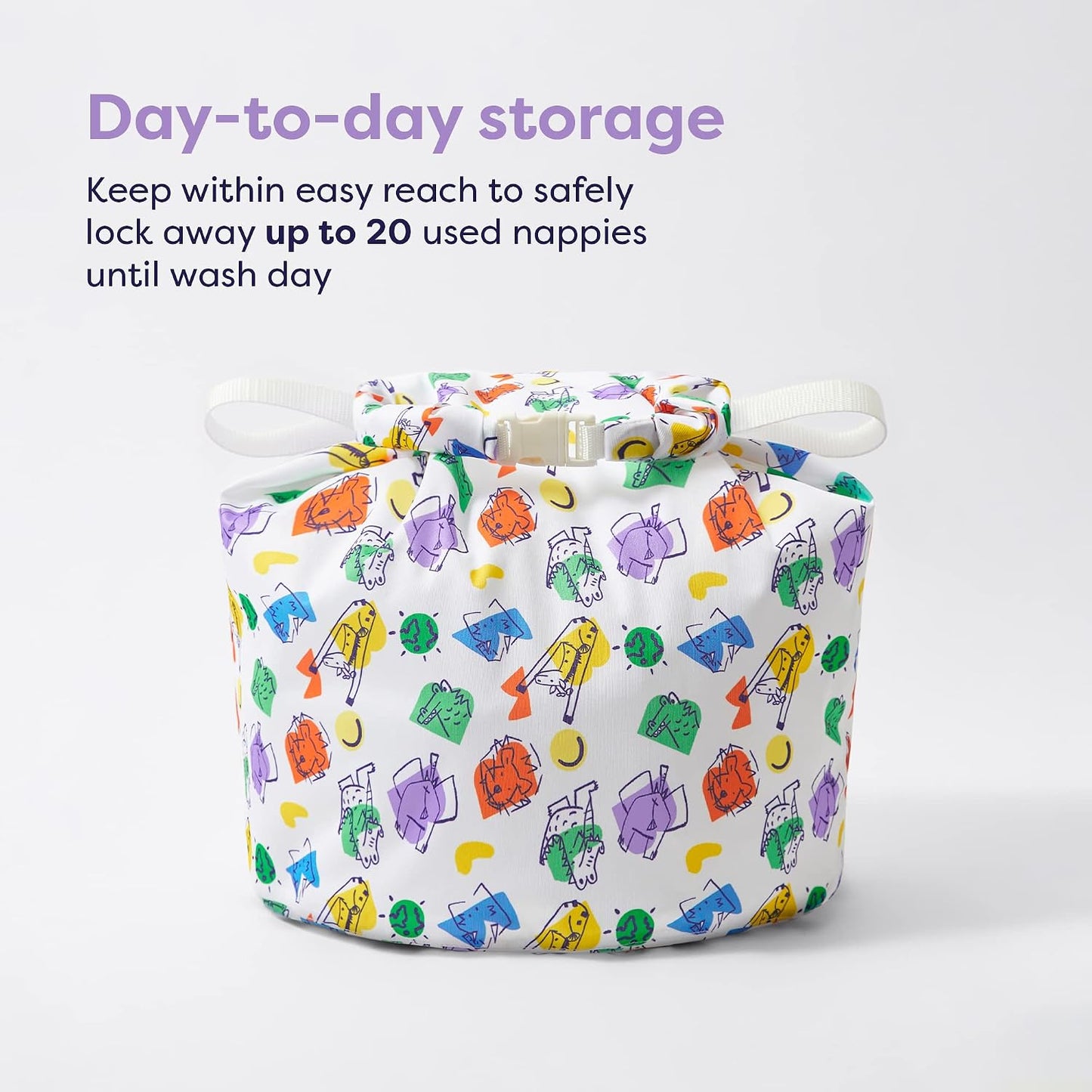 BAMBINO MIO duża torba na mokre pieluchy Wetbag