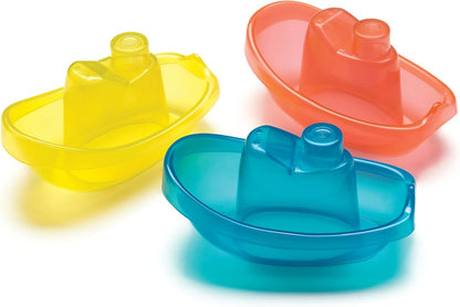 PLAYGRO Bright Baby Boats jucării de baie 3 bărci 11 cm
