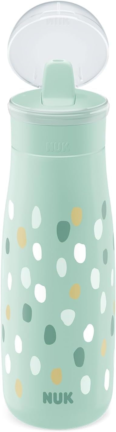 NUK Mini-Me Flip butelka ze słomką i składanym ustnikiem 450 ml 12 m+