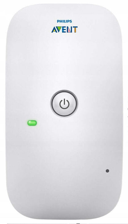 PHILIPS AVENT SCD503 niania elektroniczna DECT - biała jednostka rodzica z przyciskiem i diodą LED