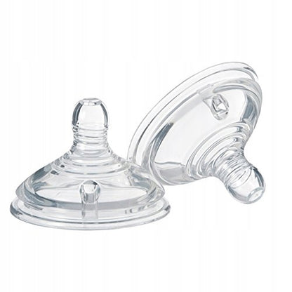 TOMMEE TIPPEE tetină pentru biberon CLOSER TO NATURE 6 luni+ x2