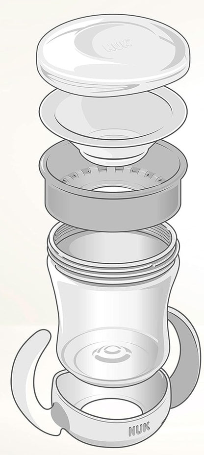 NUK Mini Magic Cup nepretekajúci pohár 360° 160 ml 6 m+