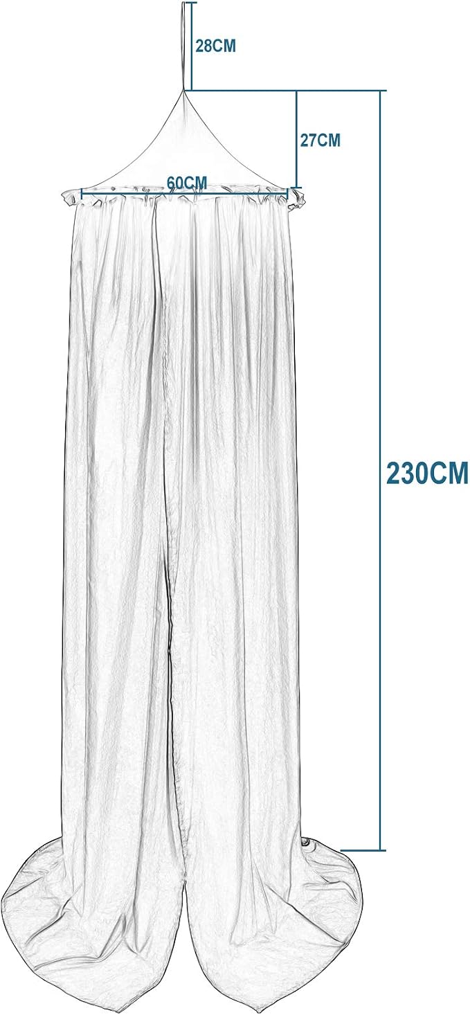 EUGAD cort tipi, baldachin suspendat 230cm