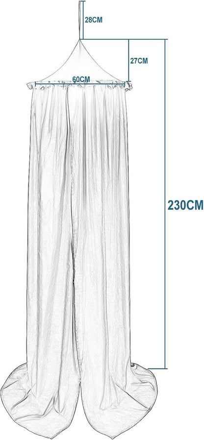 EUGAD cort tipi, baldachin suspendat 230cm