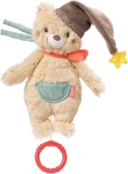 FEHN Ursulețul Bruno jucărie de pluș cu cutie muzicală 21 cm