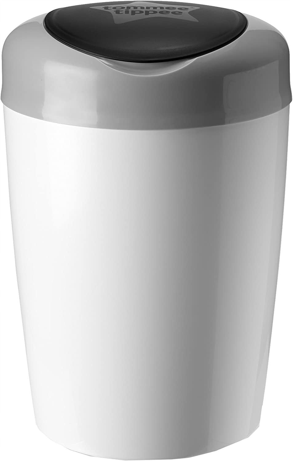 TOMMEE TIPPEE simplee sangenic kosz + wkład, biały pojemnik na pieluchy z pokrywą
