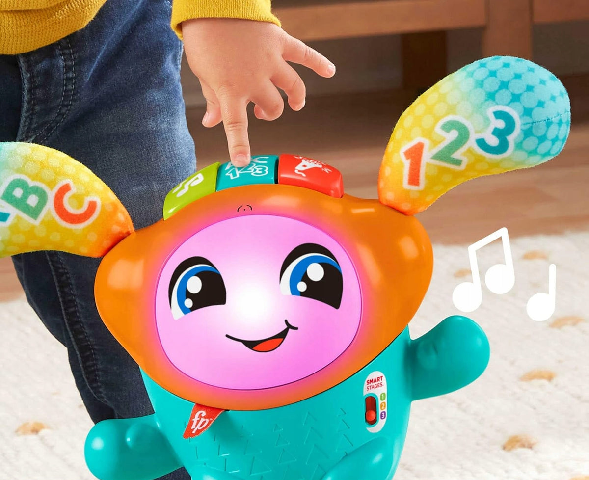FISHER-PRICE interaktivní DJ HUPFI zpěv tanec 75 aktivit J. FRANCOUZŠTINA