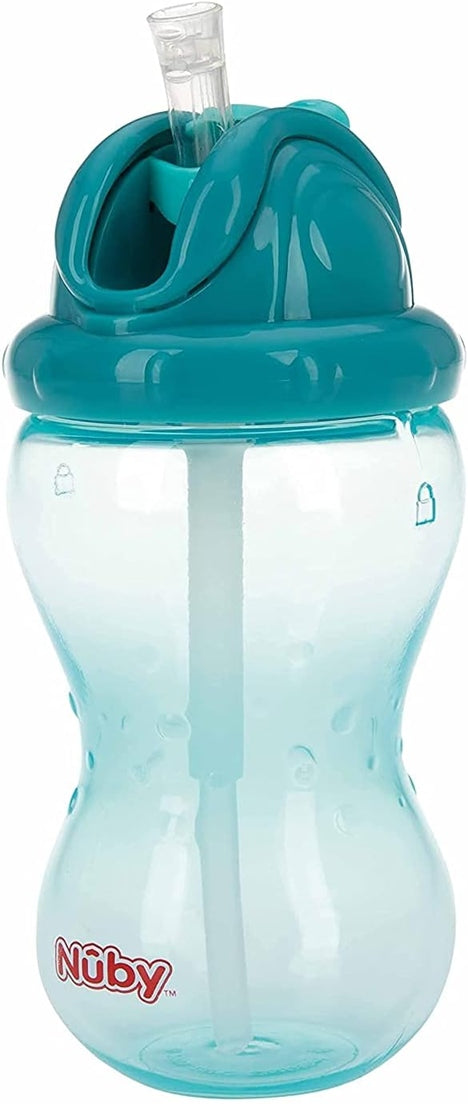 NUBY Flip-it Cup cseppmentes szívószálas pohár 12 hónap+ 360 ml