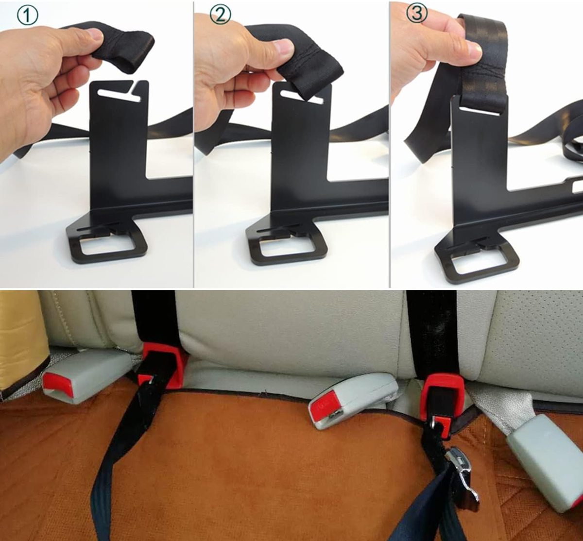 GEEVORKS set universal de montaj adaptor ISOFIX