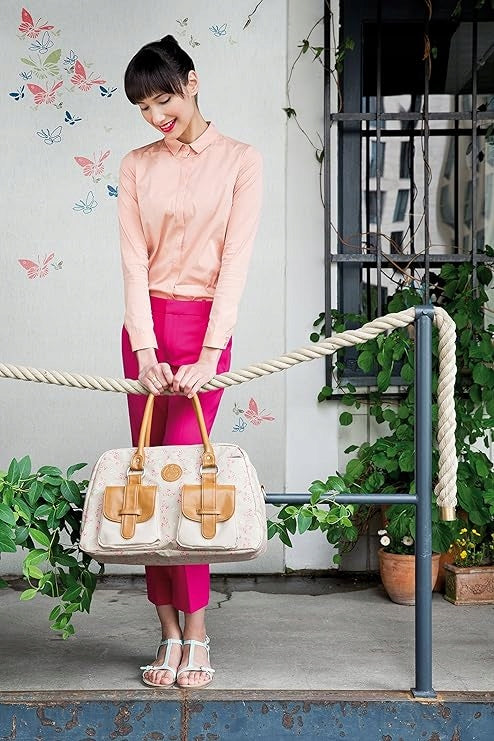 LASSIG Vintage Metro Bag geantă pentru scutece și accesorii + accesorii