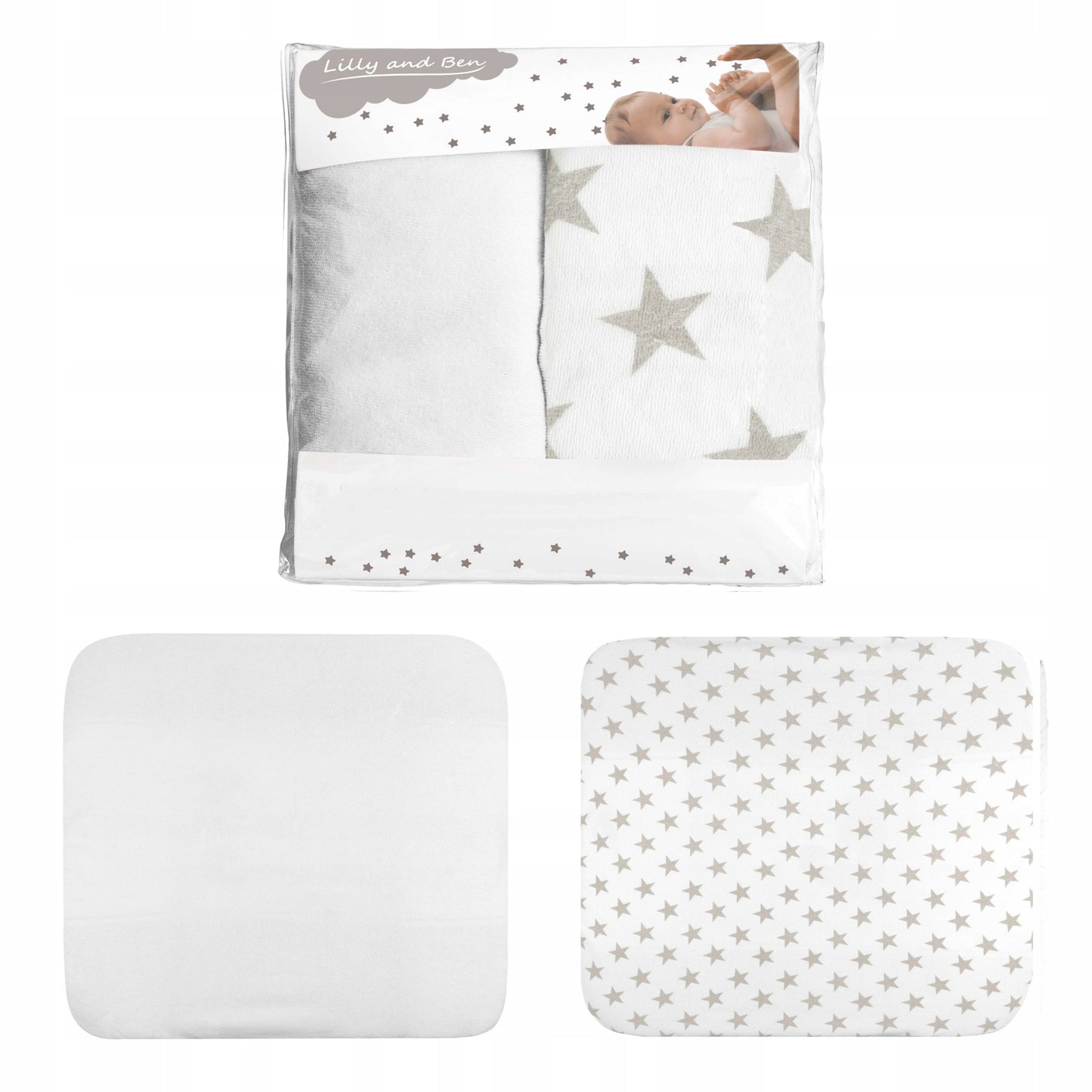LILLY&BEN pokrowiec na przewijak frotte 50x70 x2