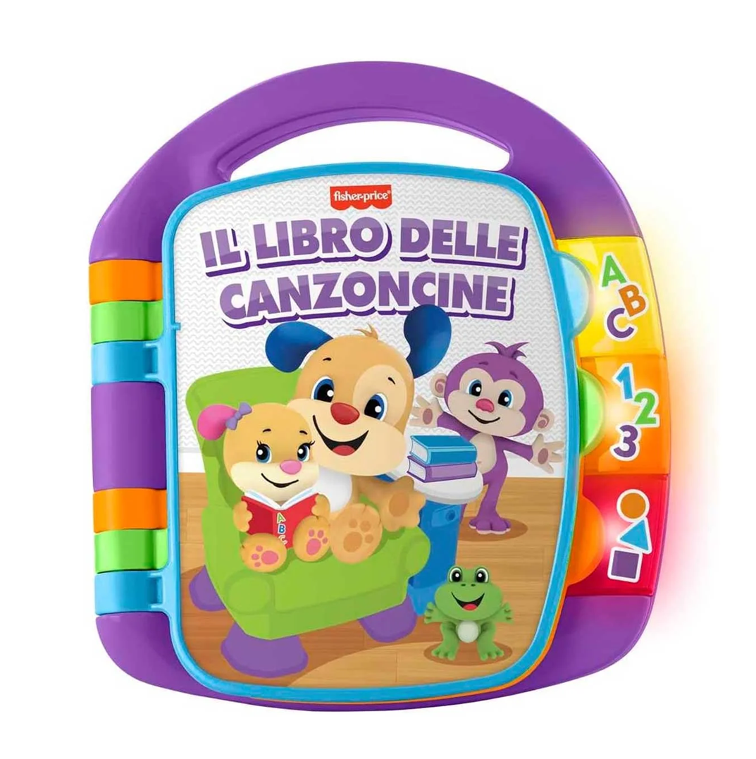 FISHER-PRICE CDH49 elektroniczna książeczka edukacyjna JĘZYK WŁOSKI