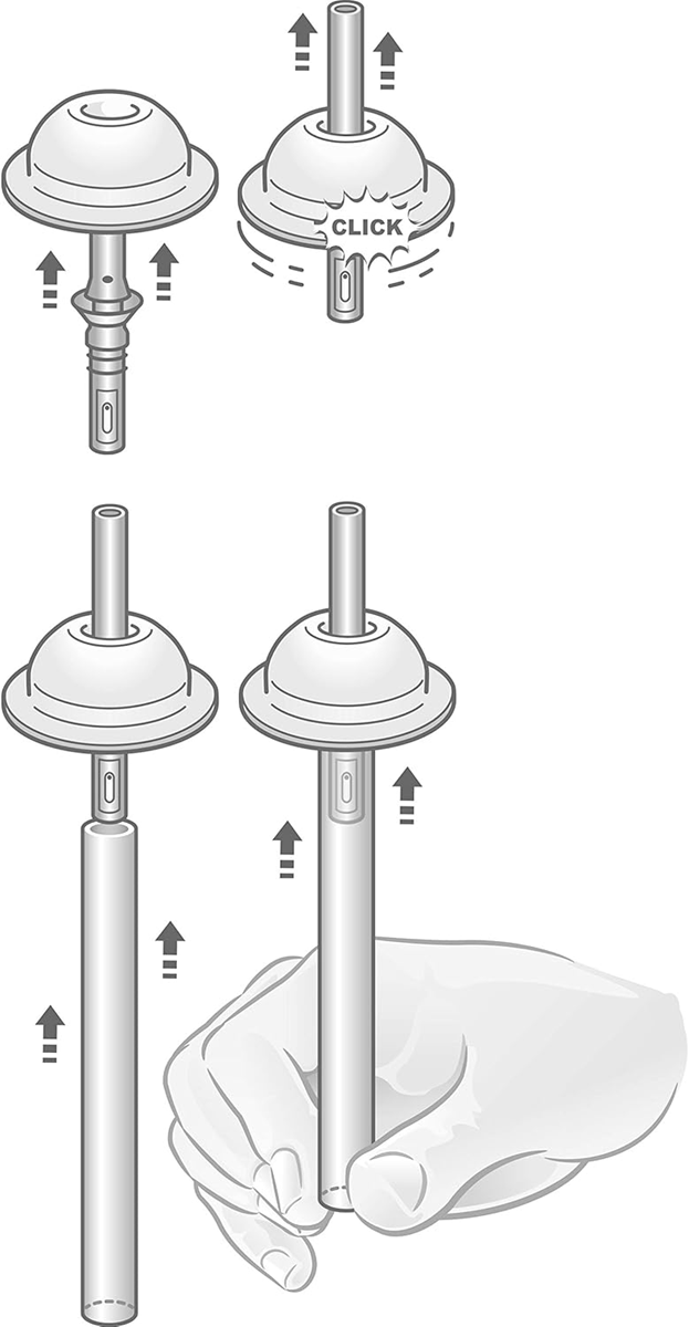 NUK 2 spouts and 2 straws for FLEXI CUP