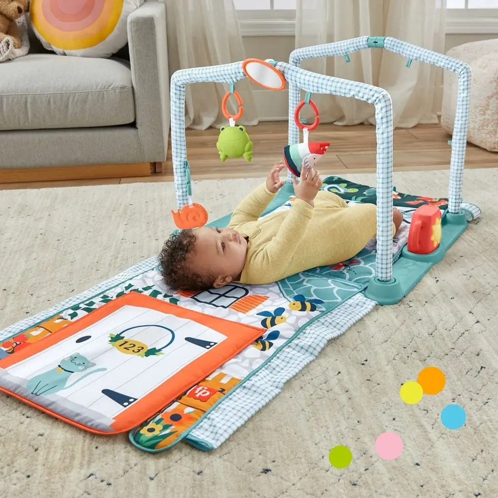 FISHER-PRICE tappetino gioco 3 in 1 educativo Casa dell’Esploratore