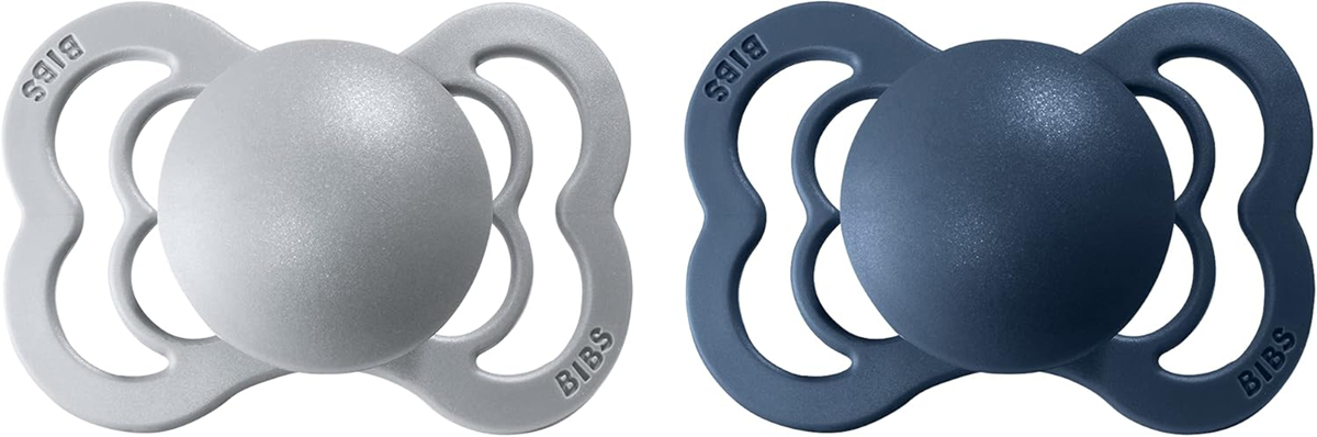 BIBS SUPREME smoczki uspokajające kauczuk 0-6msc SYMETRYCZNE