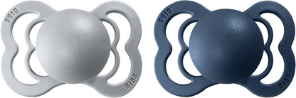 BIBS SUPREME smoczki uspokajające kauczuk 0-6msc SYMETRYCZNE