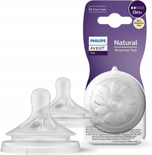 PHILIPS AVENT Natural RESPONSE flessenspenen 0msc+ x2