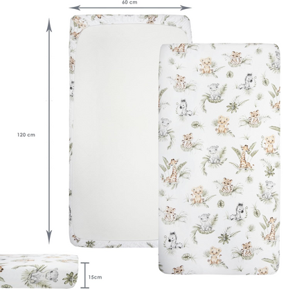 MEDIPARTNERS cearșaf pentru pătuț 60cmx120cm x3