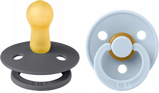 BIBS COLOUR smoczki uspokajające 2pack kauczuk 0-6msc