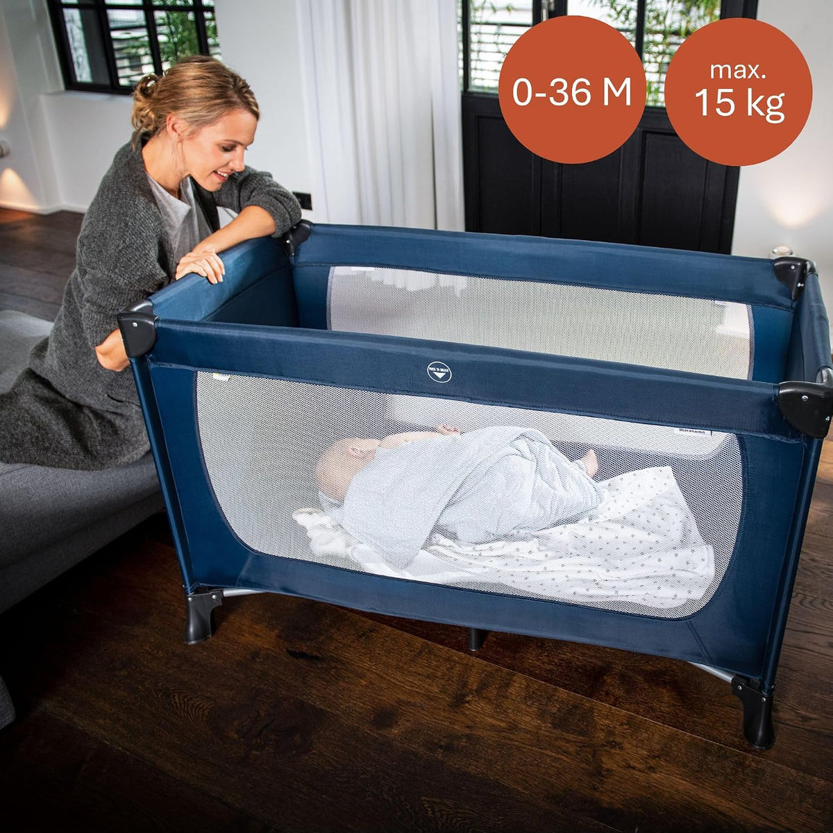 Hauck Dream N Play Plus pătuț de călătorie 120x60 până la 15 kg