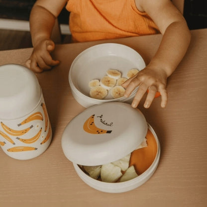 SUAVINEX BENTOO cutie pentru gustări, tip lunchbox, cu două compartimente