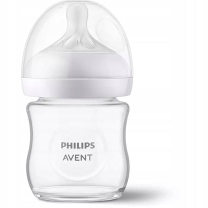 PHILIPS AVENT Natural Response biberon din sticlă 120 ml 0+ tetină 2
