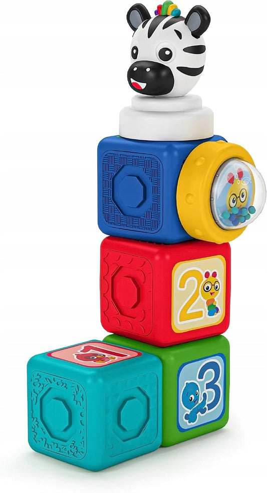 BABY EINSTEIN Connectables Add & Stack klocki magnetyczne 6 sztuk