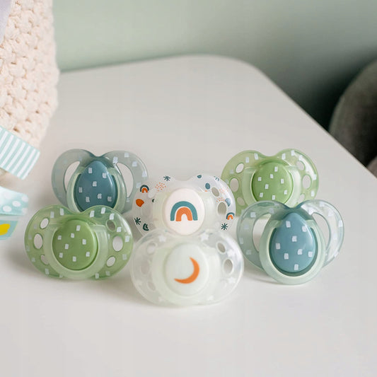 TOMMEE TIPPEE συμμετρικές πιπίλες x6 ΦΩΣΦΟΡΙΖΟΥΝ 18-36 – φωτογραφία προϊόντος 2