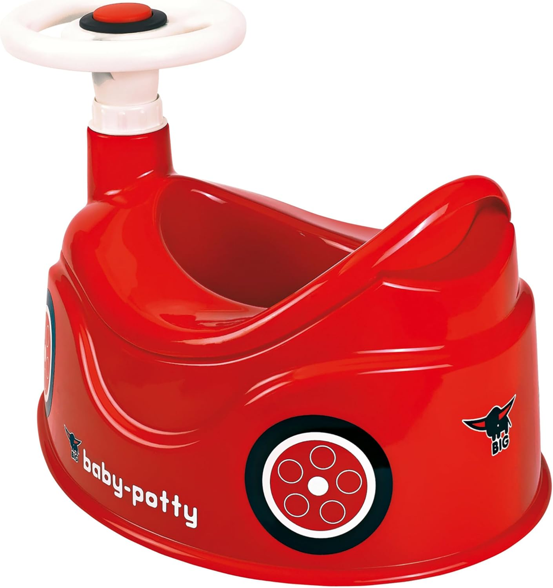 BIG oliță cu insert detașabil și volan cu claxon + autocolante 18 m+