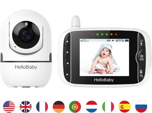 HELLO BABY HB65 zdalnie sterowana niania elektroniczna 3,2" TFT LCD