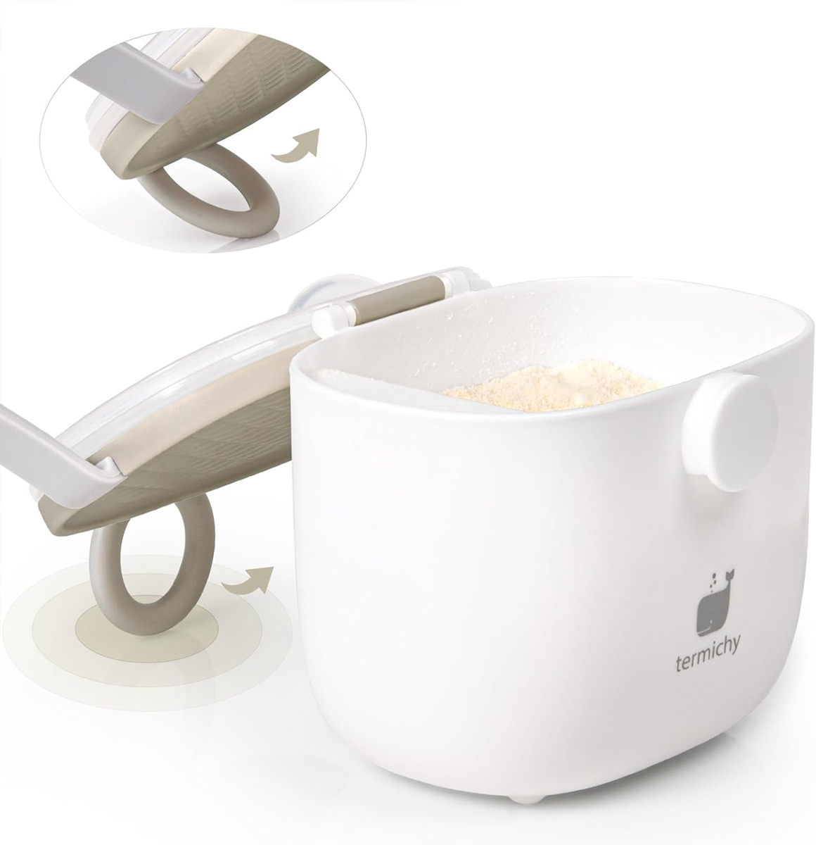 TERMICHY formula milk container 500 ml 250 g + measuring scoop