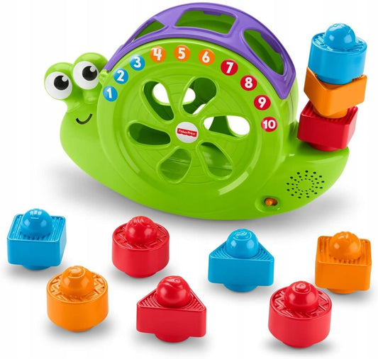 FISHER-PRICE FRB88 caracol musical interactivo idioma alemán