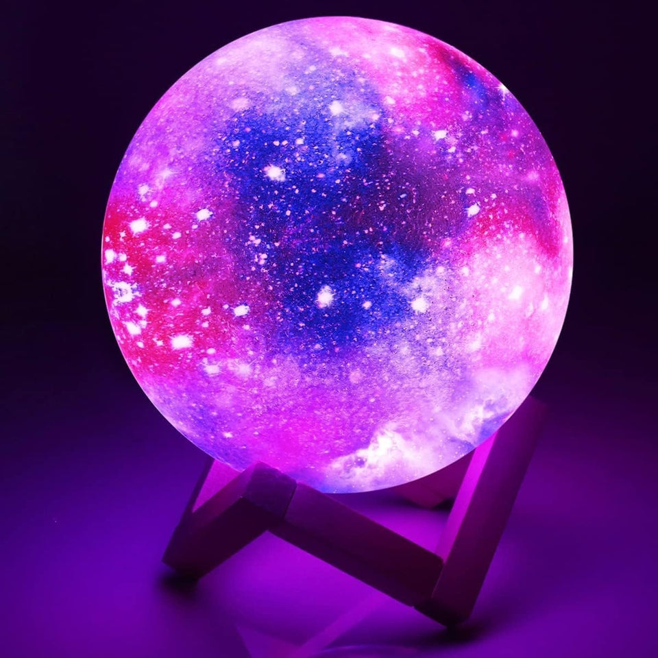 BAKTH Galaxie Lampnight light + remote controlage 0 +multicolourdiameter 15 cmrechargeable power supply (USB