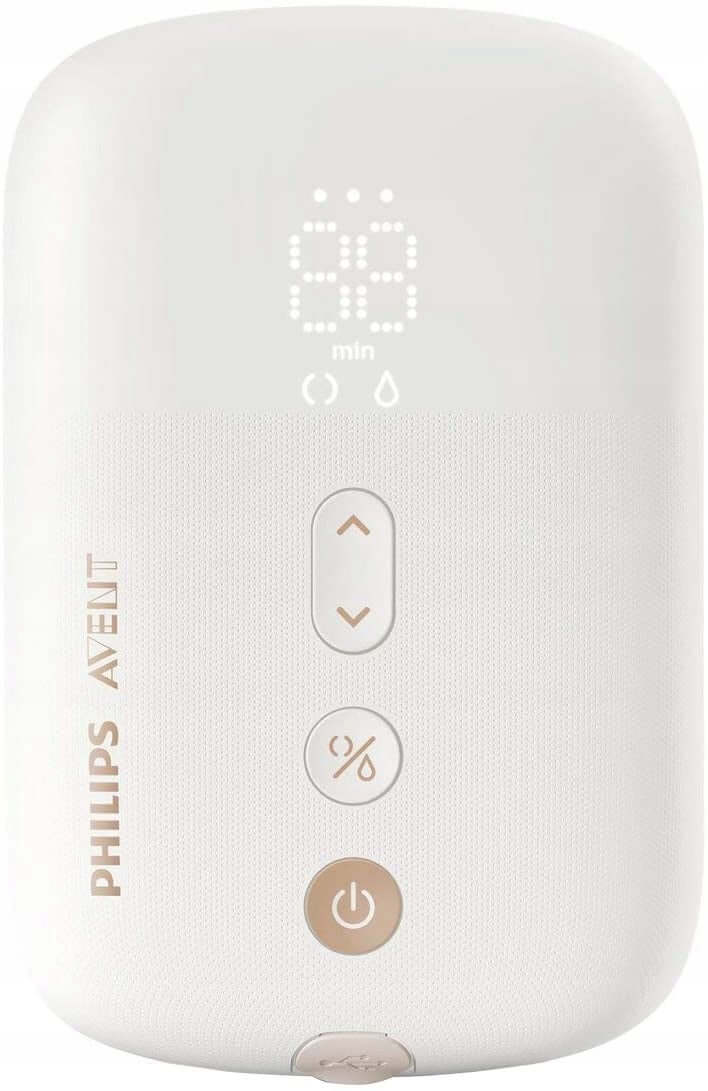 PHILIPS AVENT SCF396/11 LAKTATOR elektryczny, biały panel sterowania do laktatora elektrycznego