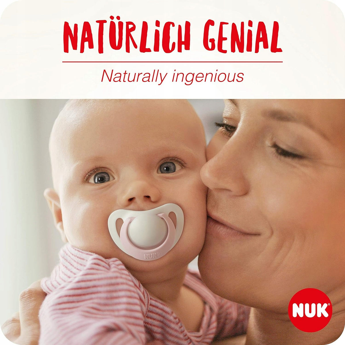 NUK Genius smoczek uspokajający x2, pudełko do przechowywania
