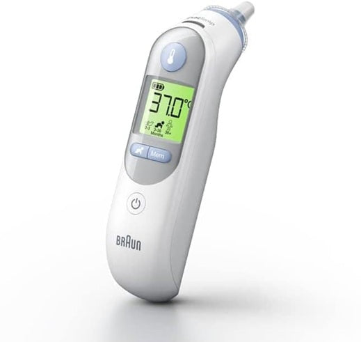 BRAUN ThermoScan 7 termometru precis pentru ureche + 21 capace de protecție