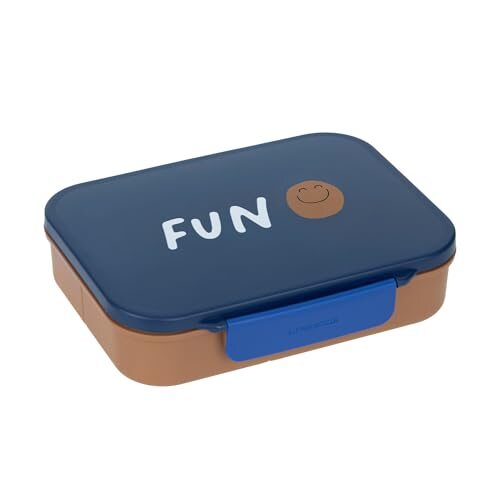 LÄSSIG Little Gang Smile cutie pentru gustări cu compartimente bento