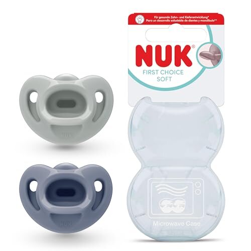 NUK First Choice Soft suzete 0-6 luni